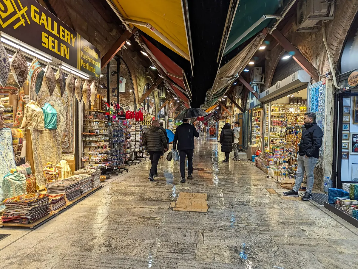 Shops in the Arasta Bazaar next to the Blue Mosque