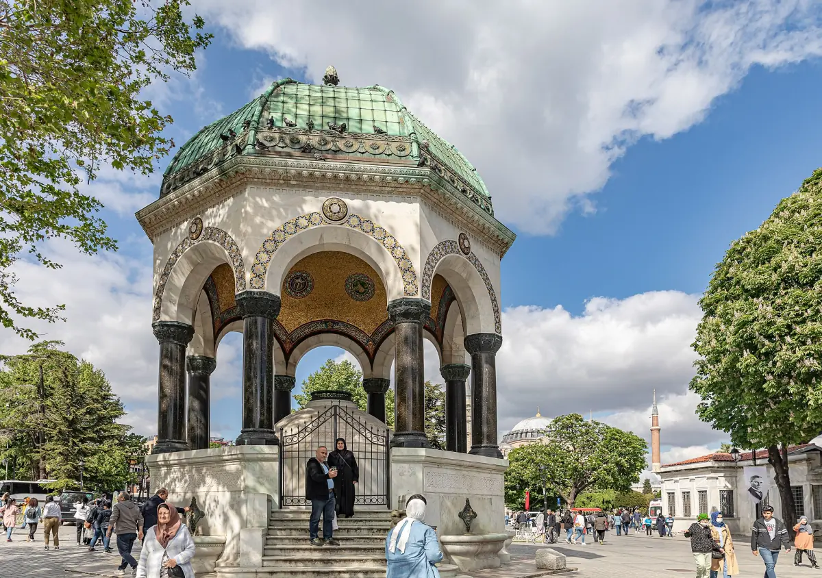 The German Fountain on Sultanahmet Square
